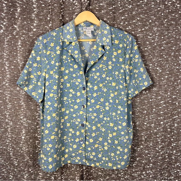 Vintage TOG Shop Floral Button‎ Down Shirt & Skirt Set - Picture 2 of 9